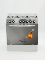 COCINA DORAL DO-306HCHX C/TPA DE VIDRIO ACERO