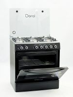 COCINA DORAL 6H DO-306HCHN CON TAPA DE VIDRIO NEGRA - Imagen 4