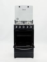 COCINA DORAL DO-200KBN A GAS 4 HORNILLA CON VIDRIO/NEGRO - Imagen 3