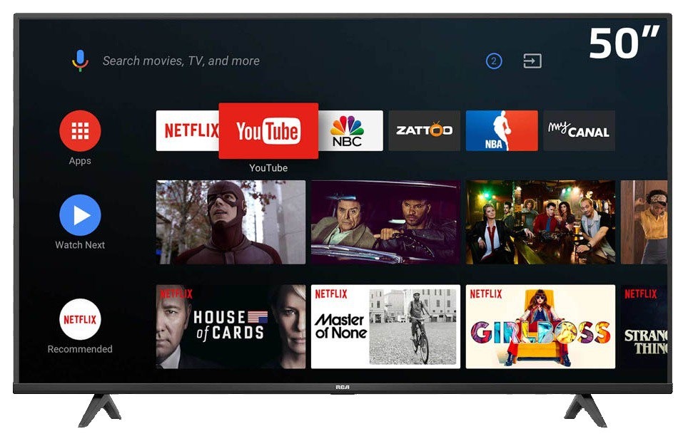 RC50NA TV LED 50 ATSC SMART RCA RC50NA - Imagen 1