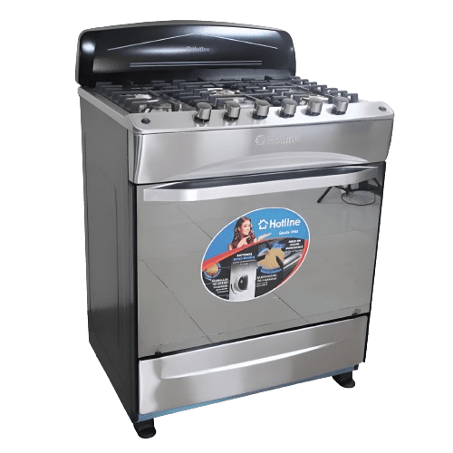 estufas-hotline-hlgr-3005-30-5-quemadores-c-copete-acero-inox-gris-1 COCINA HOTLINE 30" HLGR3005 NEGRA CON ACERO CON GUARDAVIENTOS - Imagen 1