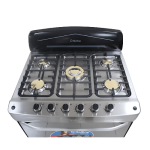 COCINA HOTLINE  30" HLGR3005 NEGRA CON ACERO  CON GUARDAVIENTOS - Imagen 2